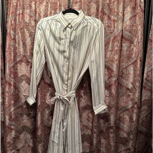 Lanvin Vintage 80s Shirt Dress
